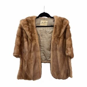 Vintage 100% Fur Shrug - fine furs